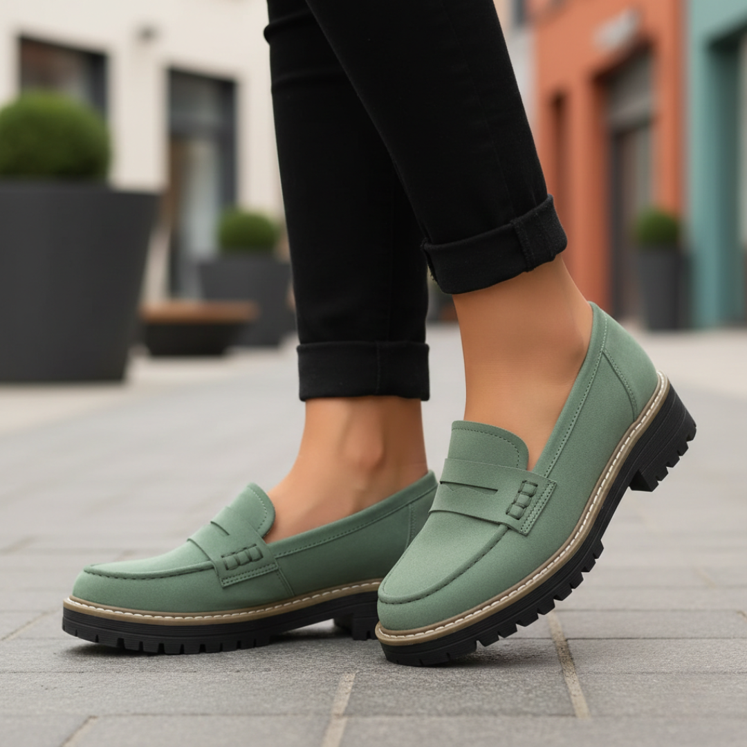 Orthopedic Loafers Chunky Sole Womens