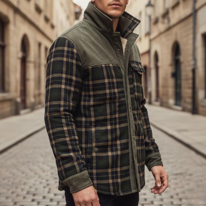 Herren Flanelljacke mit Fleece | Vestea