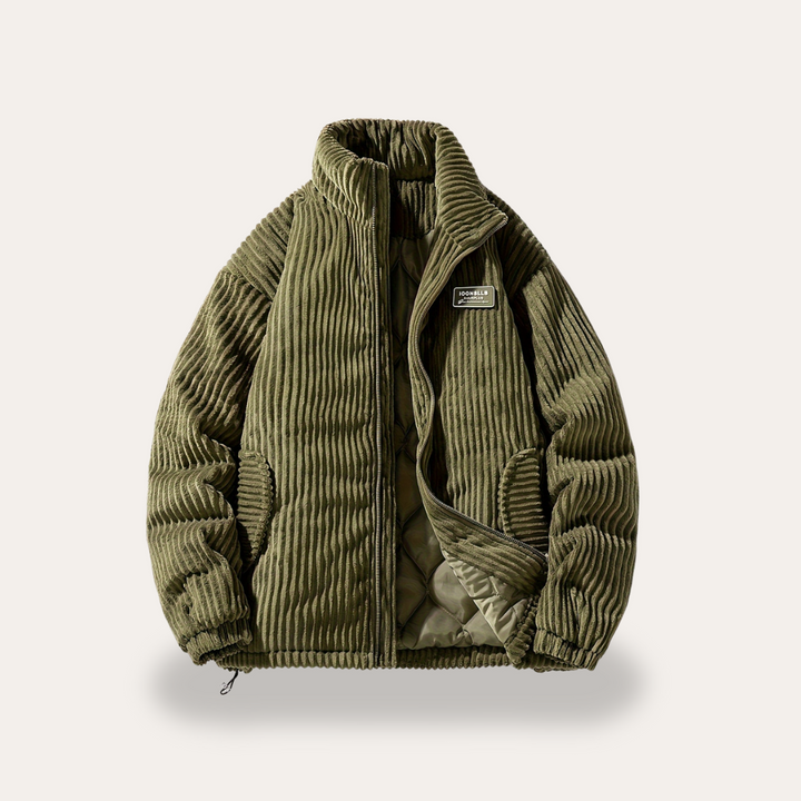 Cordjacke mit Reißverschluss für Herren | Vestea