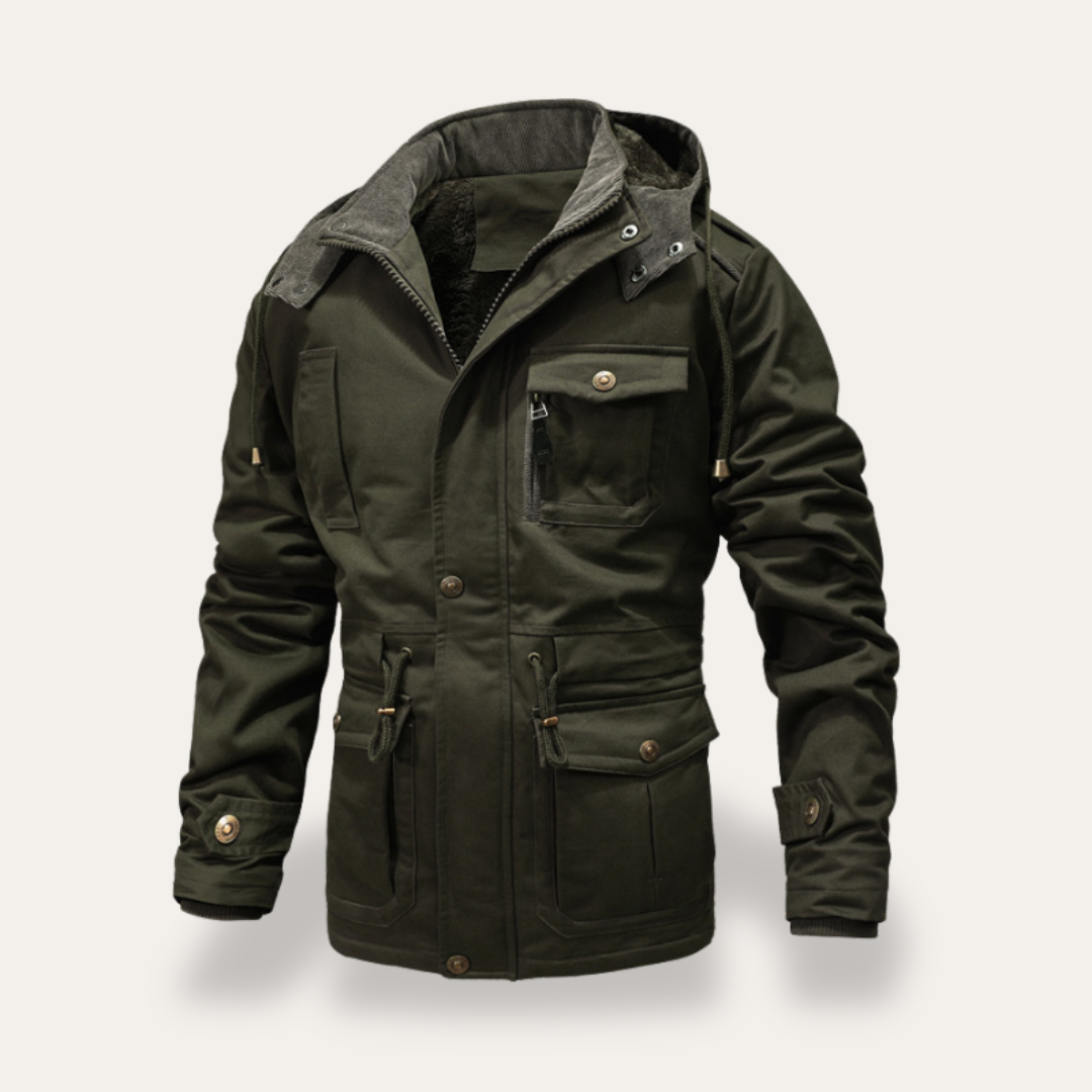 Winterjacke mit Kapuze für Herren | Vestea
