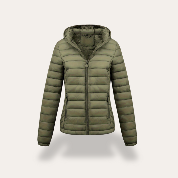Damen Steppjacke mit Kapuze für den Winter | Vestea