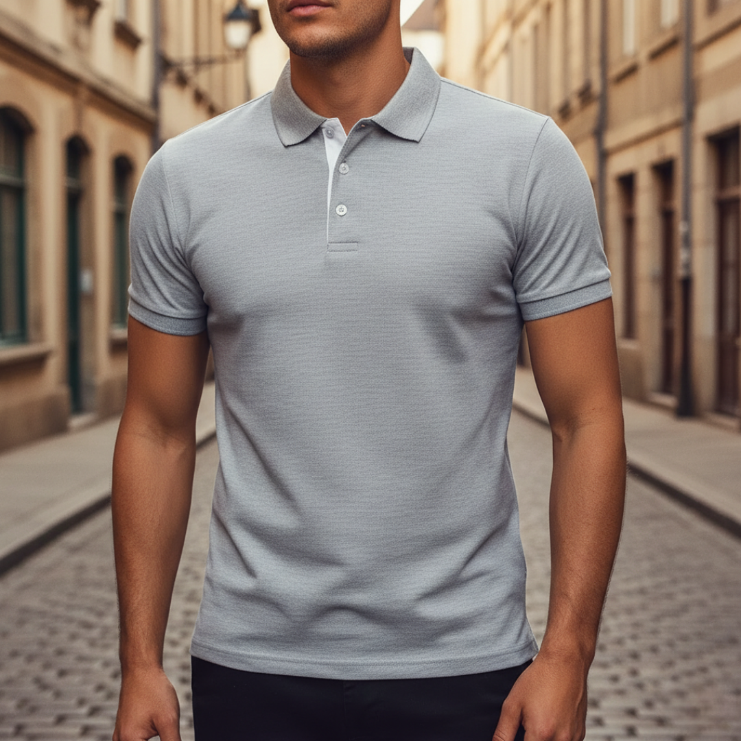 Men Short Sleeve Polo Shirt
