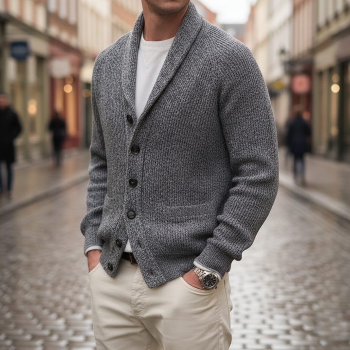 Herren Strickjacke mit Knöpfen | Vestea