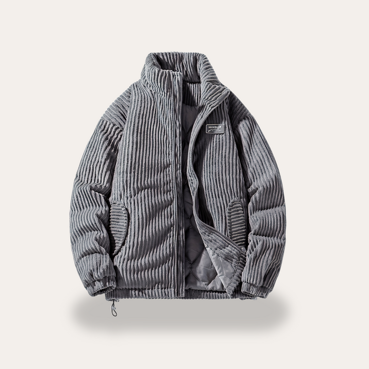 Cordjacke mit Reißverschluss für Herren | Vestea