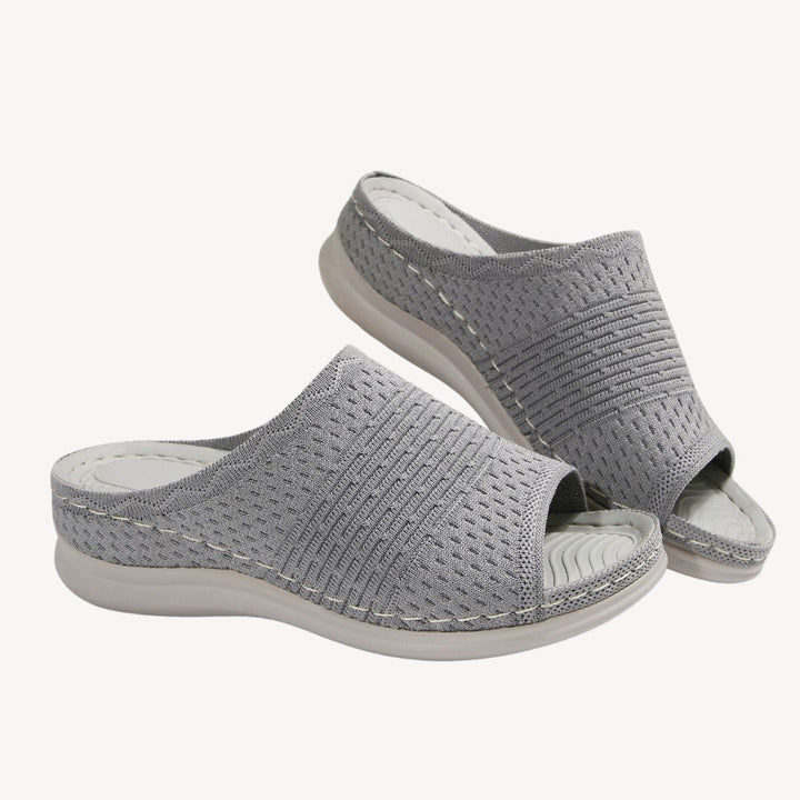 Gestrickte Orthopädische Slipper Sandalen Damen | Vestea