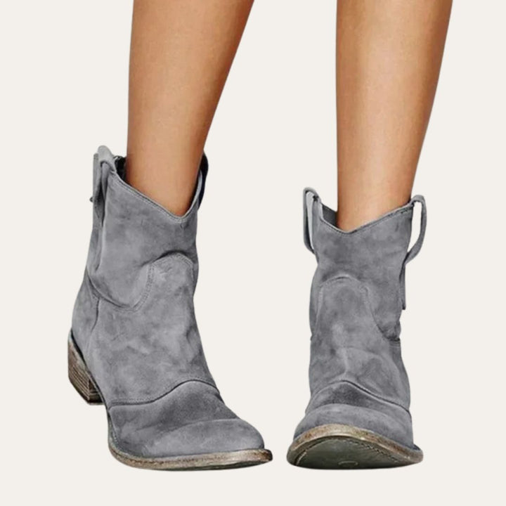 Cowboystiefel Damen Wildleder Western | Vestea