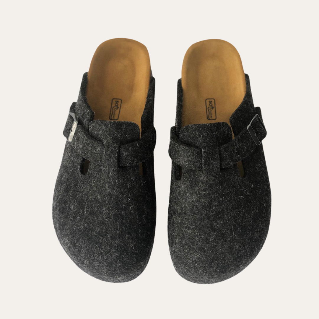 Vestea | Wildleder Clogs Verstellbarer Riemen Unisex