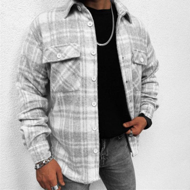 Herren Flanell Hemd Langarm Kariert | Vestea