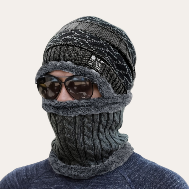 Strickmütze und Schal für Herren | Vestea