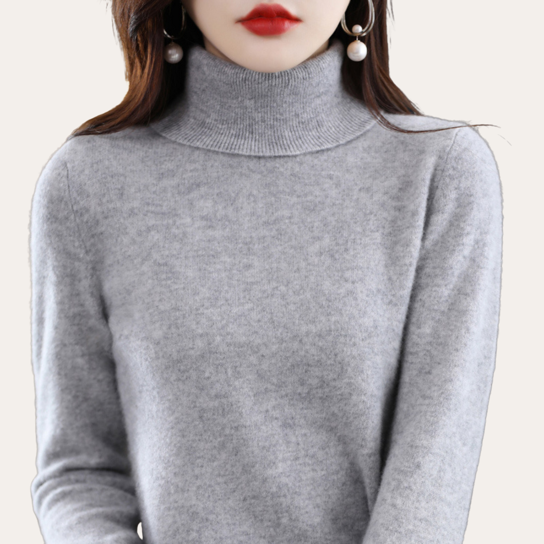 Damen Rollkragenpullover Kaschmir-Mischung | Vestea