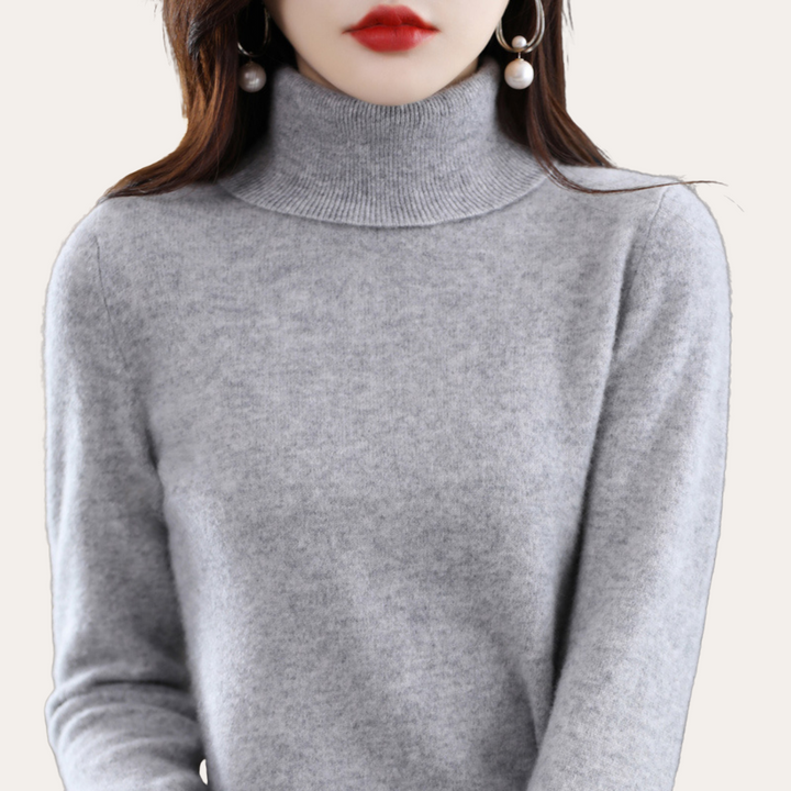 Damen Rollkragenpullover Kaschmir-Mischung | Vestea