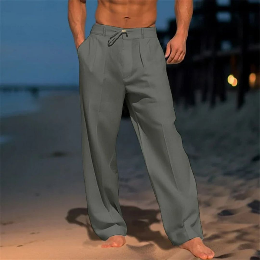 Herren Leinenhose Strand | Vestea