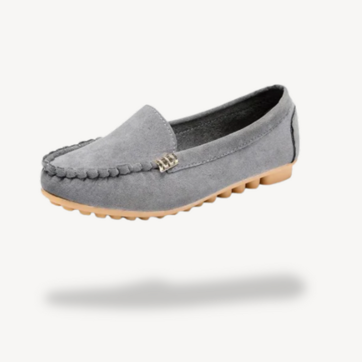 Orthopädische Wildleder-Mokassins für Damen | Vestea