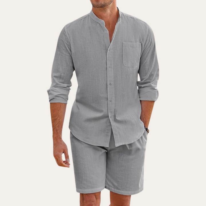 Vestea | Herren Leinen Set – 2-teilig, Sommer Outfit