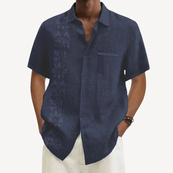 Herren Leinen-Guayabera-Hemd | Vestea