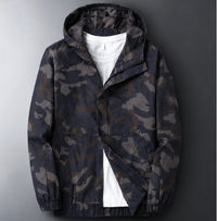 Chaqueta ligera de camuflaje para hombre | Resistente al viento