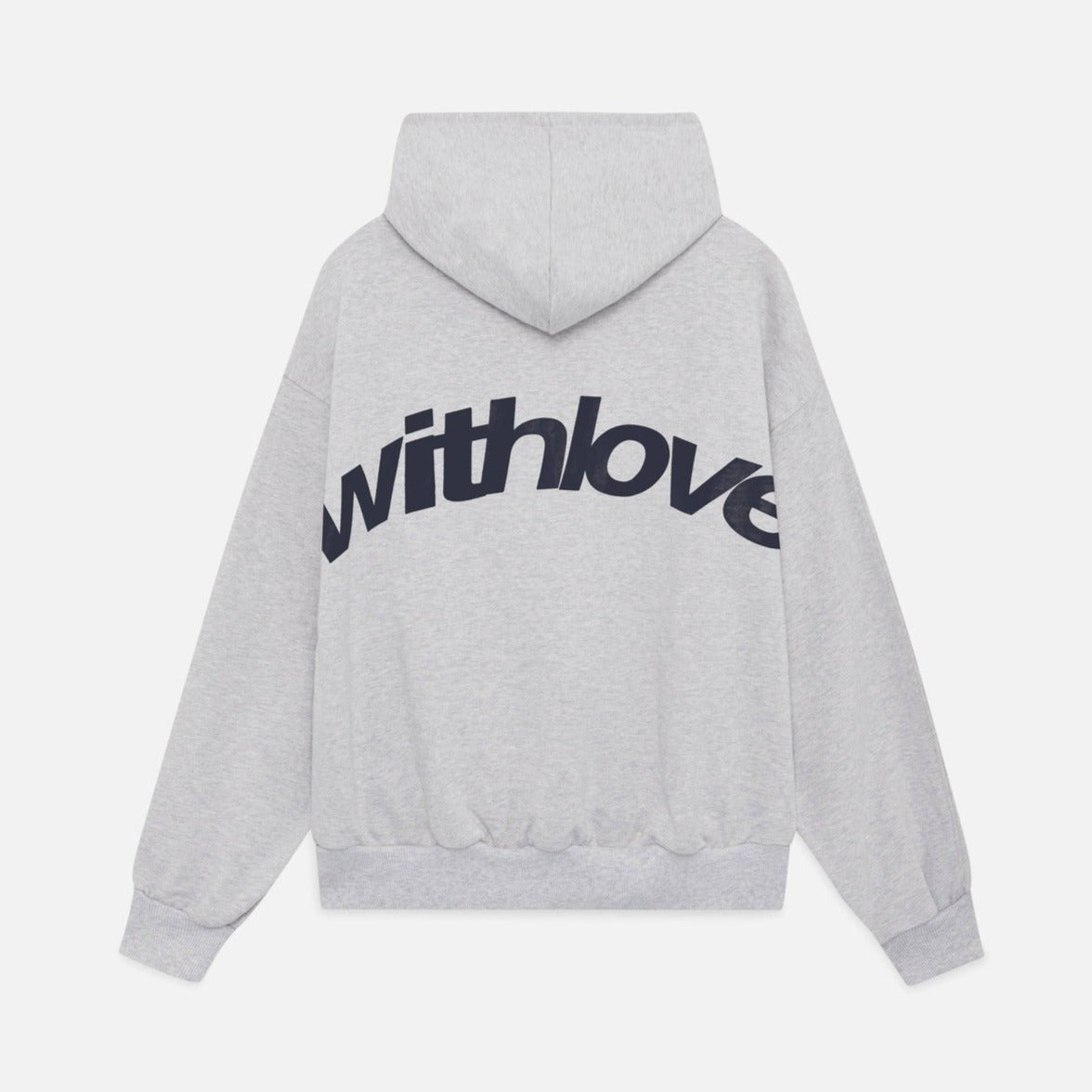 Unisex Hoodie Cotton Blend Long Sleeve Pullover Elastic Cuffs