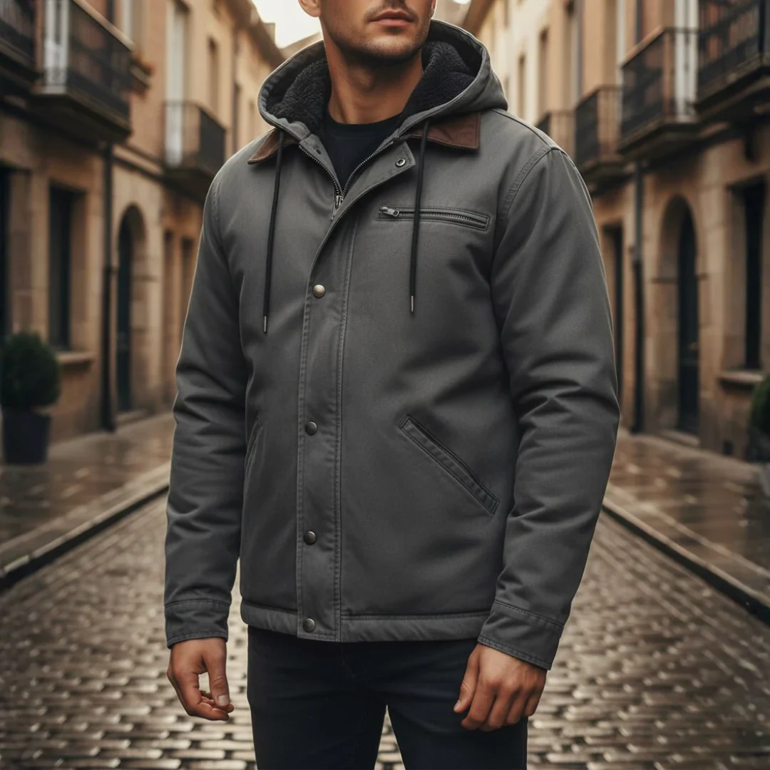 Men’s Winter Jacket with Hood