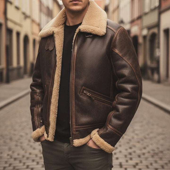 Herren Winterjacke mit Kapuze und Futter | Vestea