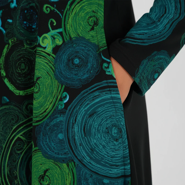 Damen Langkleid Relaxed Fit Bohémien Harem | Vestea