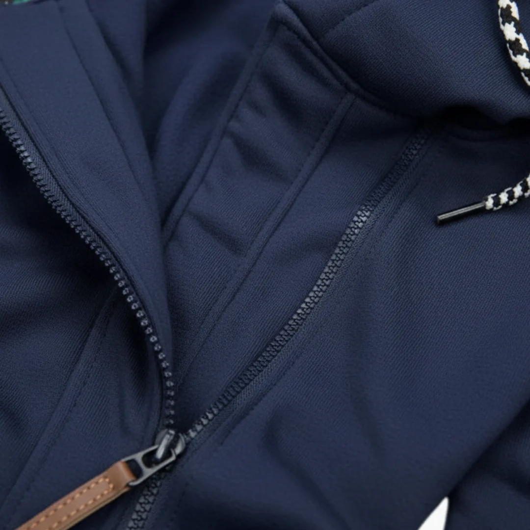 Damen Langarm Hoodie Asymmetrischer Reißverschluss Casual | Vestea