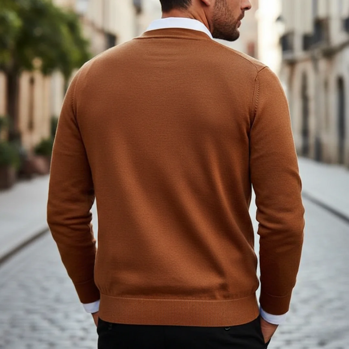 Cárdigan para hombre de tejido mixto