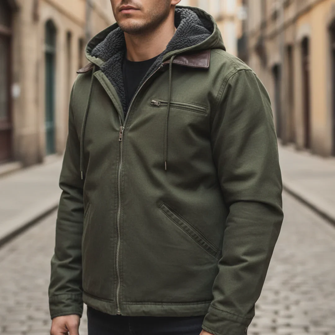 Men’s Winter Jacket with Hood