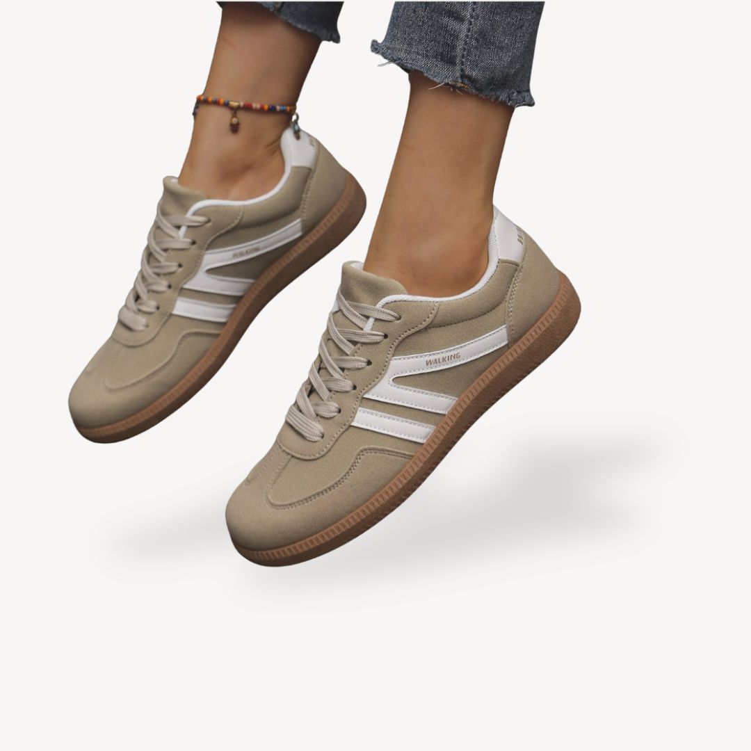 Orthopädische Sneakers Damen Wildleder Walking | Vestea