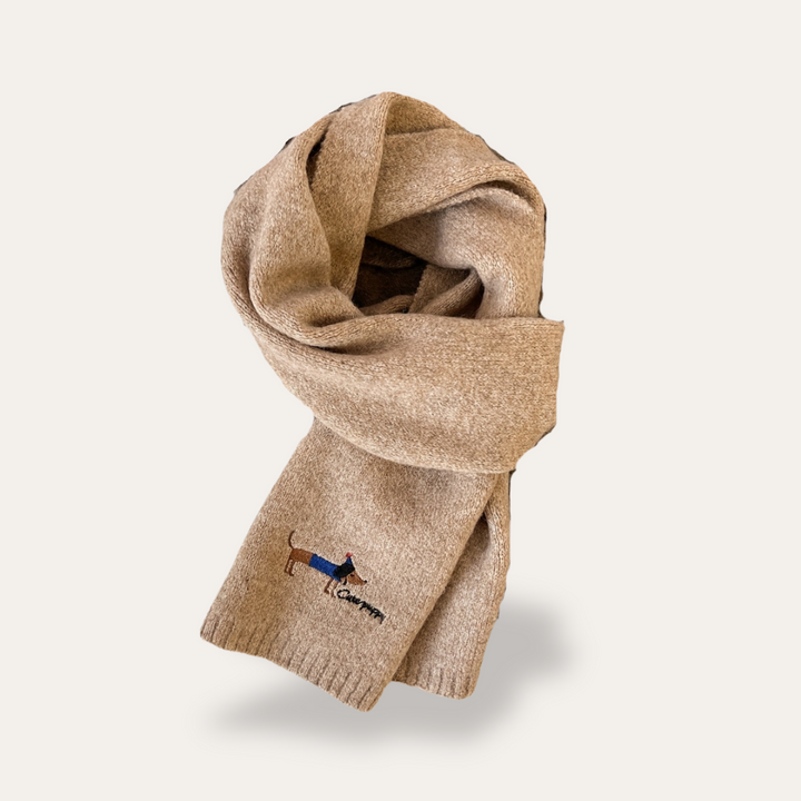 Damen Schal mit Hundemuster | Vestea