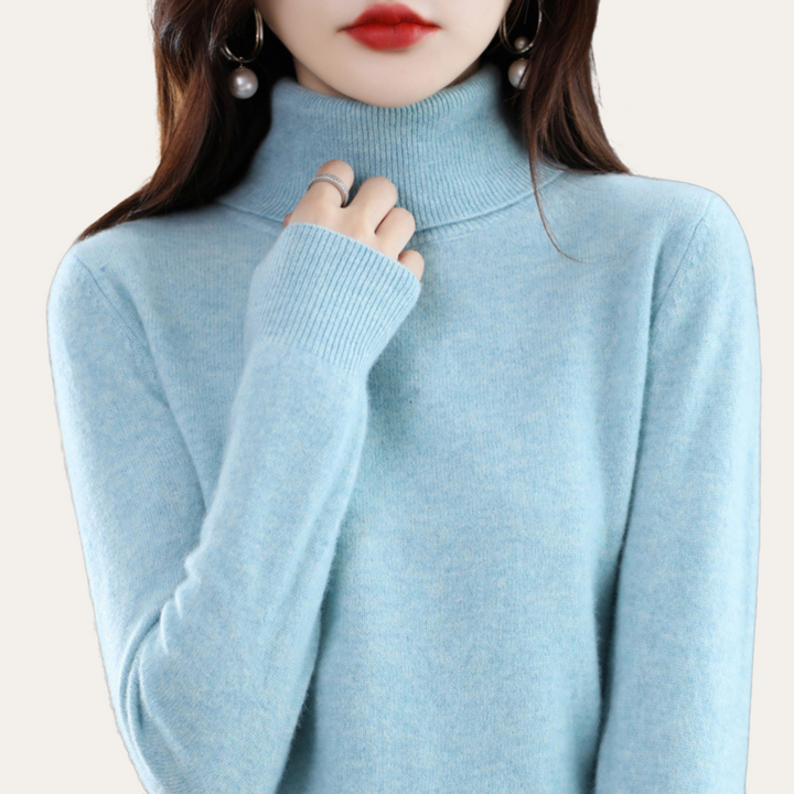 Damen Rollkragenpullover Kaschmir-Mischung | Vestea