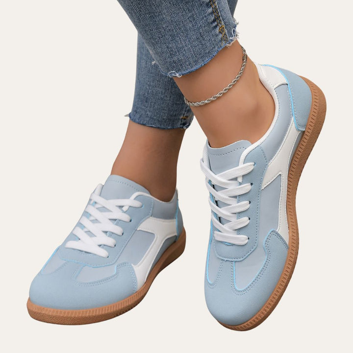 Damen Orthopädische Leder-Sneaker – Bequeme Freizeitschuhe mit Fußbett, Weicher Sohle & Ergonomischer Passform | Vestea