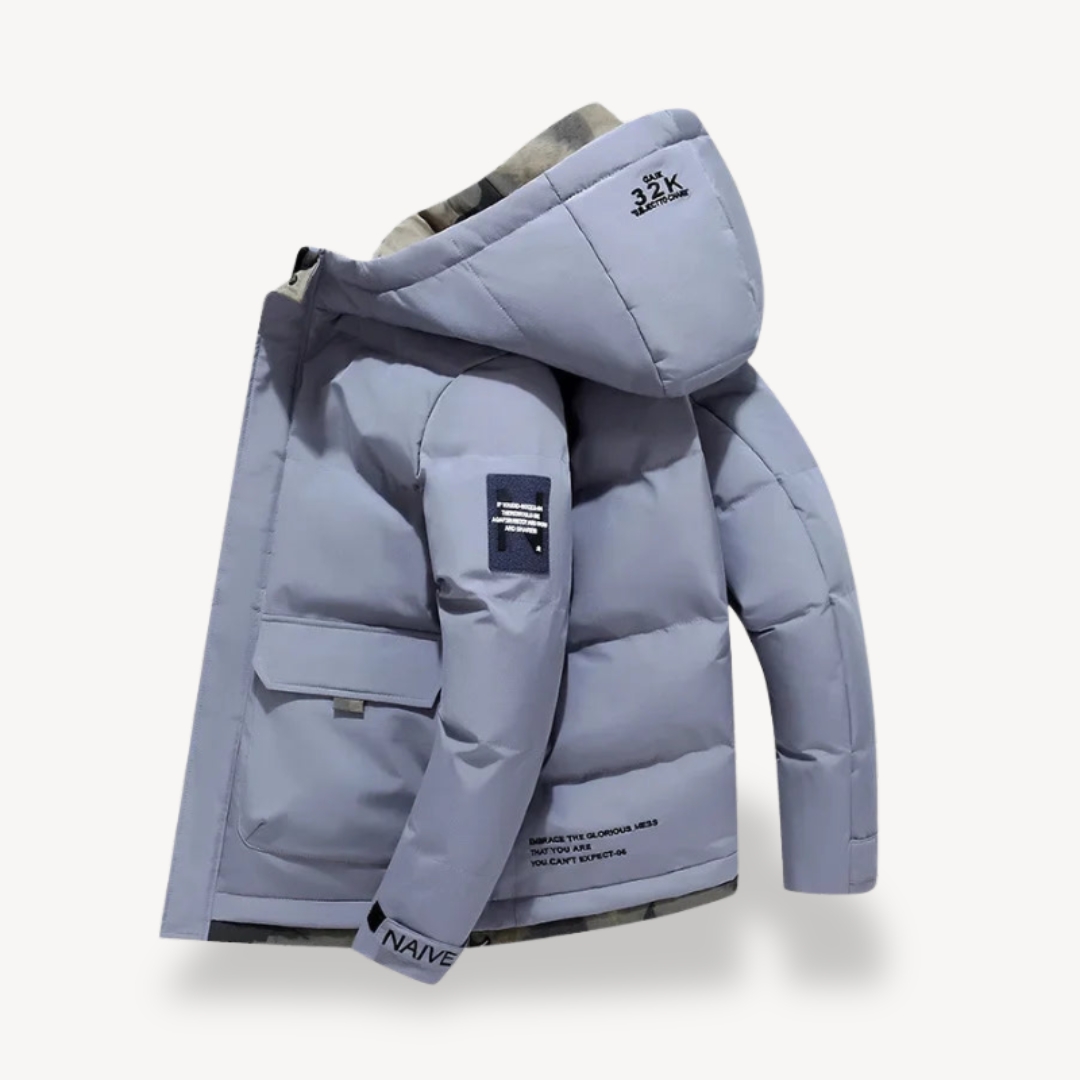 Herren Pufferjacke Wintermantel | Vestea