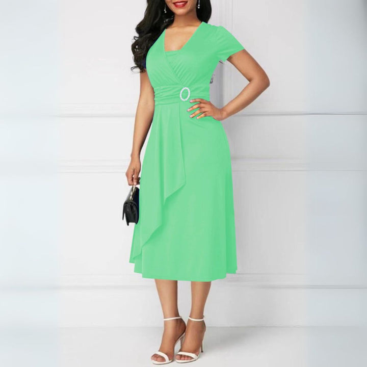 Damen Midikleid Jersey-Strick | Vestea