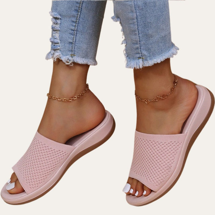 Orthopädische Sandalen Damen Mesh Slip-On Komfort | Vestea