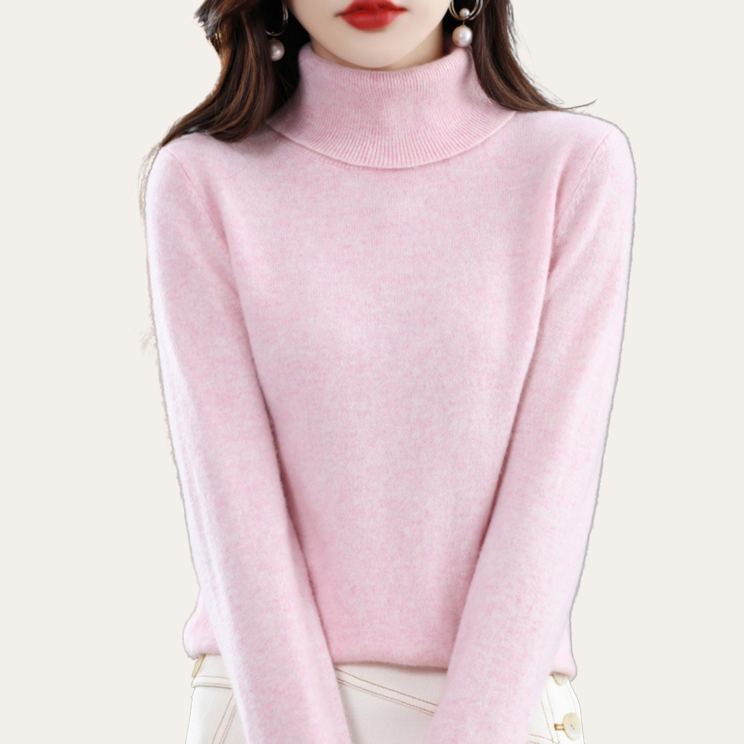 Damen Rollkragenpullover Kaschmir-Mischung | Vestea