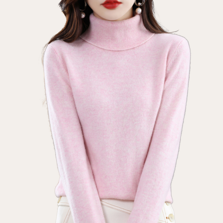 Damen Rollkragenpullover Kaschmir-Mischung | Vestea