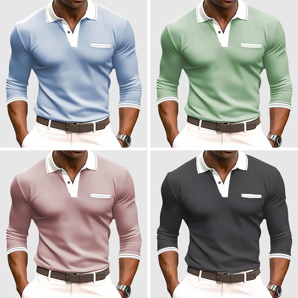 Men's Active Edge Shirt | Contrast Collar Back