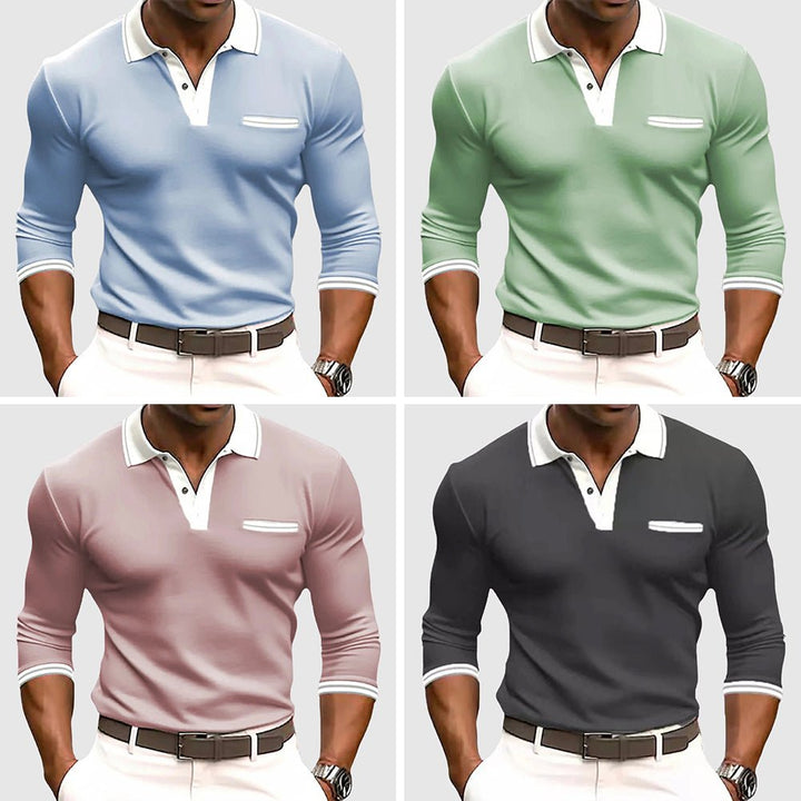 Men's Active Edge Shirt | Contrast Collar Back