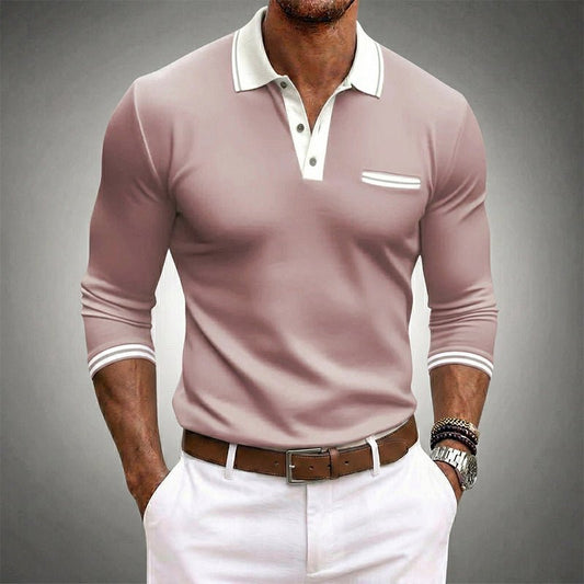 Men's Active Edge Shirt | Contrast Collar Front