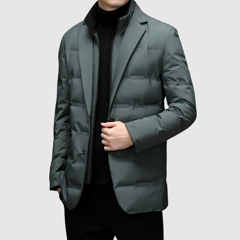Men's Blazer-Style Piumino Jacket | Winter Puffer Side