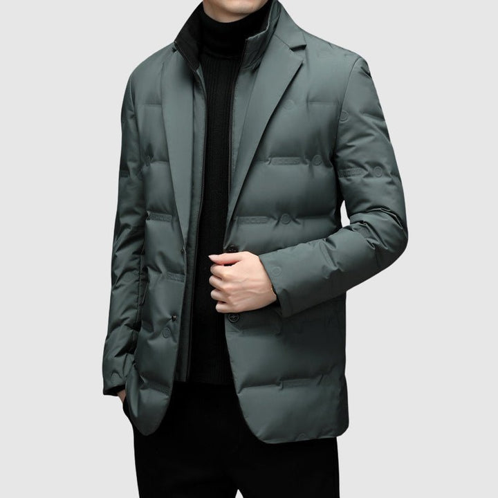 Men's Blazer-Style Piumino Jacket | Winter Puffer Side
