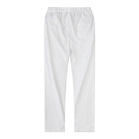 Men's Breathable Lightweight Linen Pants | Color-Block View 18