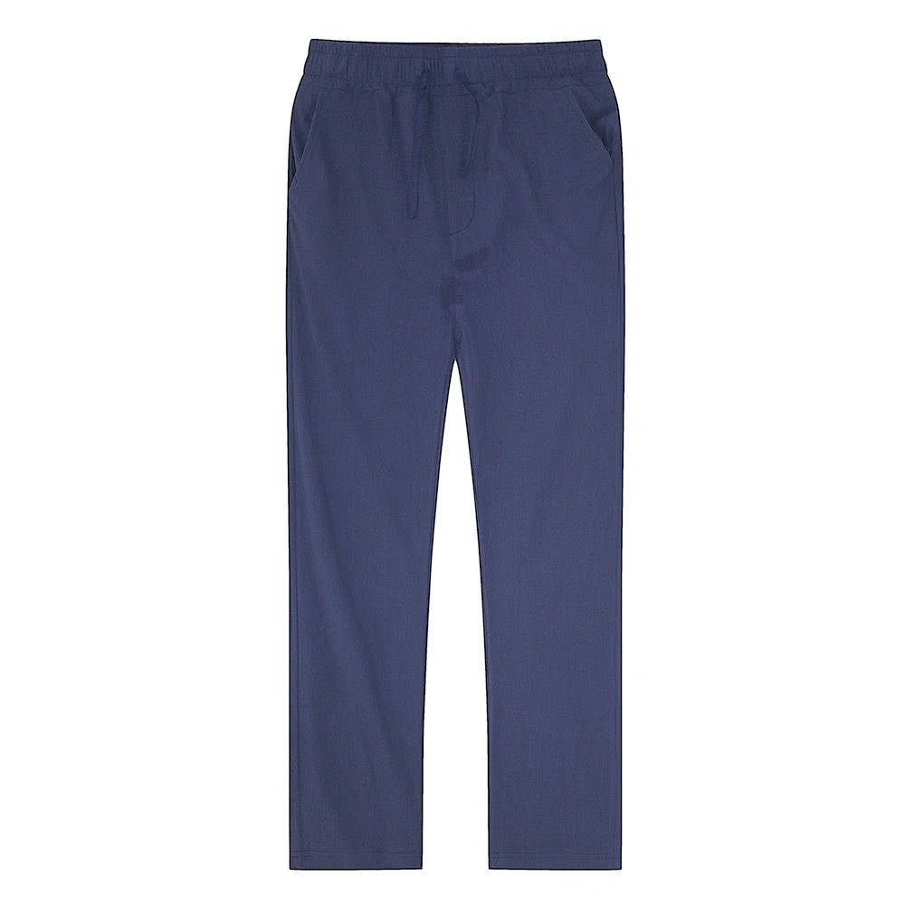 Men's Breathable Lightweight Linen Pants | Color-Block View 21