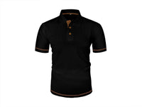 Men's Breathable Modern Waffle Polo Top Alternate
