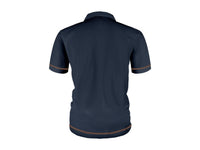 Men's Breathable Modern Waffle Polo Top Full
