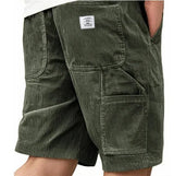 Men's Cargo Corduroy Shorts Pants
