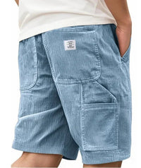 Men's Cargo Corduroy Shorts Pants View 11