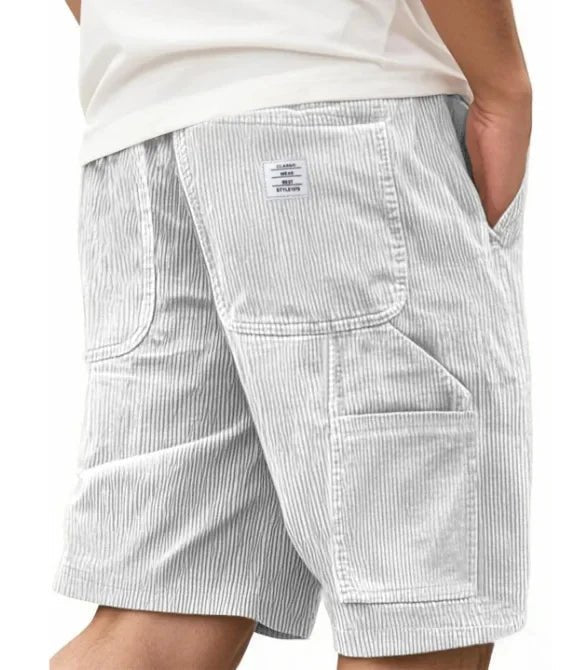 Men's Cargo Corduroy Shorts Pants View 12