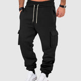 Men's Cargo Pocket Fleece Pants | Tapered Utility Fit