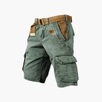 Men's Cargo Shorts with Belt | Multiple Pockets Angle